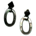 MOP & Horn Earrings #11589 - HORN JEWELRY
