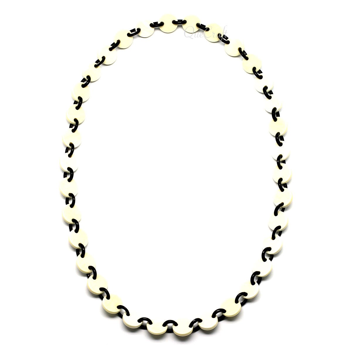 Bone & Horn Chain Necklace #6620 - HORN JEWELRY