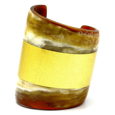 Horn & Lacquer Cuff Bracelet #10421 - HORN JEWELRY