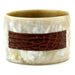 Horn & Leather Bangle Bracelet #9647 - HORN JEWELRY