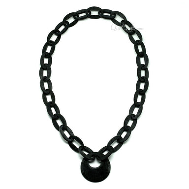 Horn Chain Necklace #11656 - HORN JEWELRY