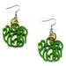 Horn & Lacquer Earrings #11168 - HORN JEWELRY