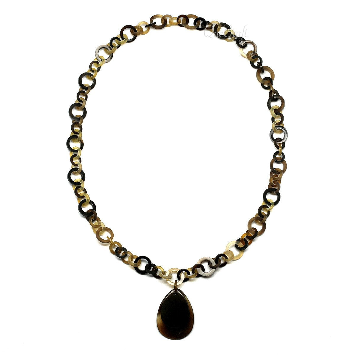 Horn Chain Necklace #9763 - HORN JEWELRY