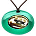 Horn & Lacquer Pendant #6504 - HORN JEWELRY