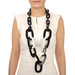 Horn & Lacquer Chain Necklace #13514 - HORN JEWELRY