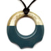 Horn & Lacquer Pendant #5800 - HORN JEWELRY