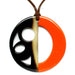 Horn & Lacquer Pendant #11350 - HORN JEWELRY