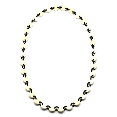 Bone & Horn Chain Necklace #6620 - HORN JEWELRY