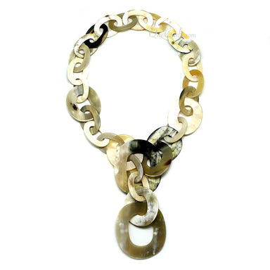 Horn Chain Necklace #11563 - HORN JEWELRY