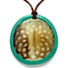 Horn & Lacquer Pendant #11363 - HORN JEWELRY