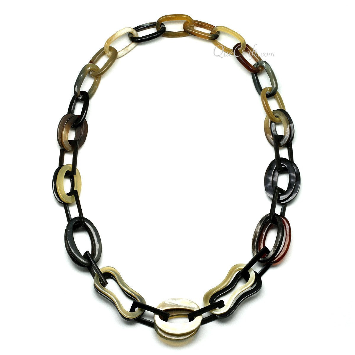 Horn Chain Necklace #11483 - HORN JEWELRY