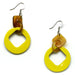 Horn & Lacquer Earrings #11106 - HORN JEWELRY