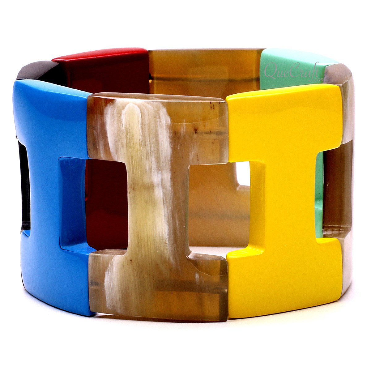 Horn & Lacquer Bracelet #12735 - HORN JEWELRY