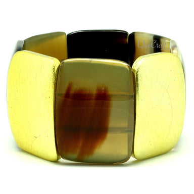 Horn & Lacquer Bracelet #12766 - HORN JEWELRY