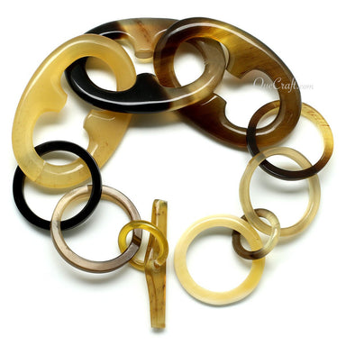 Horn Chain Bracelet #11592 - HORN JEWELRY
