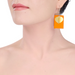 Horn & Lacquer Earrings #14229 - HORN JEWELRY