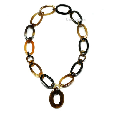 Horn Chain Necklace #10735 - HORN JEWELRY