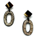 Leather & Horn Earrings #11086 - HORN JEWELRY