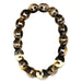 Horn & Lacquer Chain Necklace #4659 - HORN JEWELRY