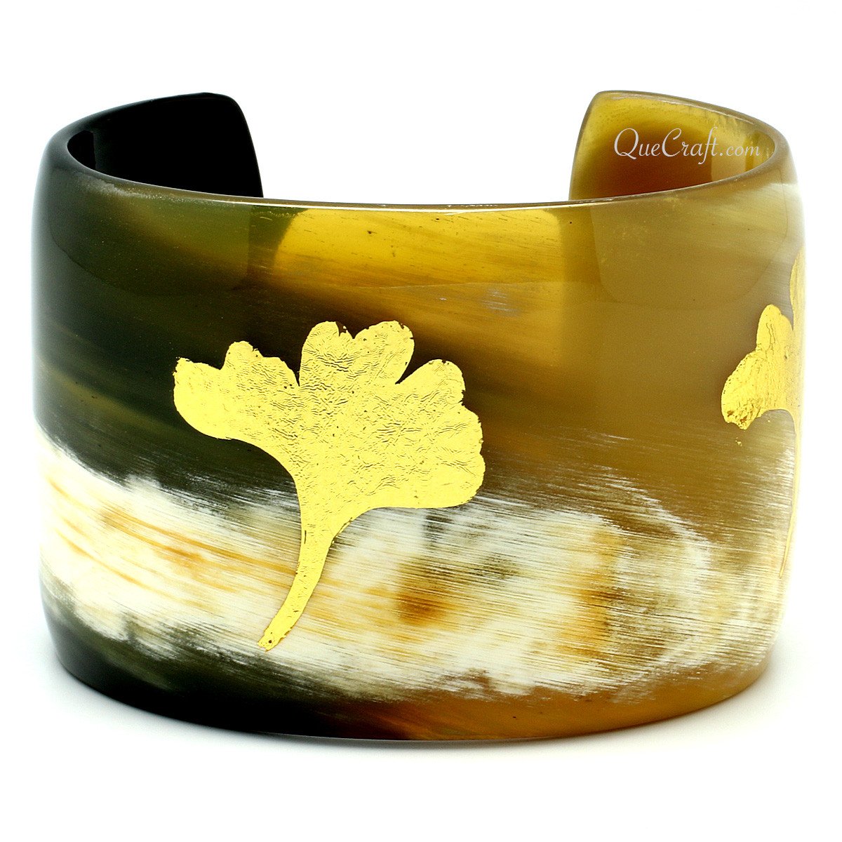 Horn & Lacquer Cuff Bracelet #11370 - HORN JEWELRY