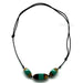 Horn & Lacquer String Necklace #11364 - HORN JEWELRY