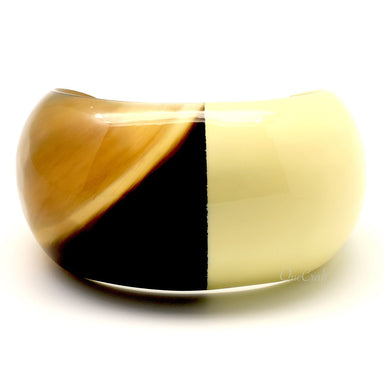 Horn & Lacquer Cuff Bracelet #4804 - HORN JEWELRY