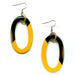 Horn & Lacquer Earrings #6267 - HORN JEWELRY
