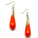 Horn & Lacquer Earrings #5514 - HORN JEWELRY