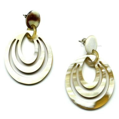 Horn Earrings #11552 - HORN JEWELRY