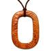 Leather Pendant #11421 - HORN JEWELRY