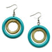 Horn & Lacquer Earrings #11387 - HORN JEWELRY