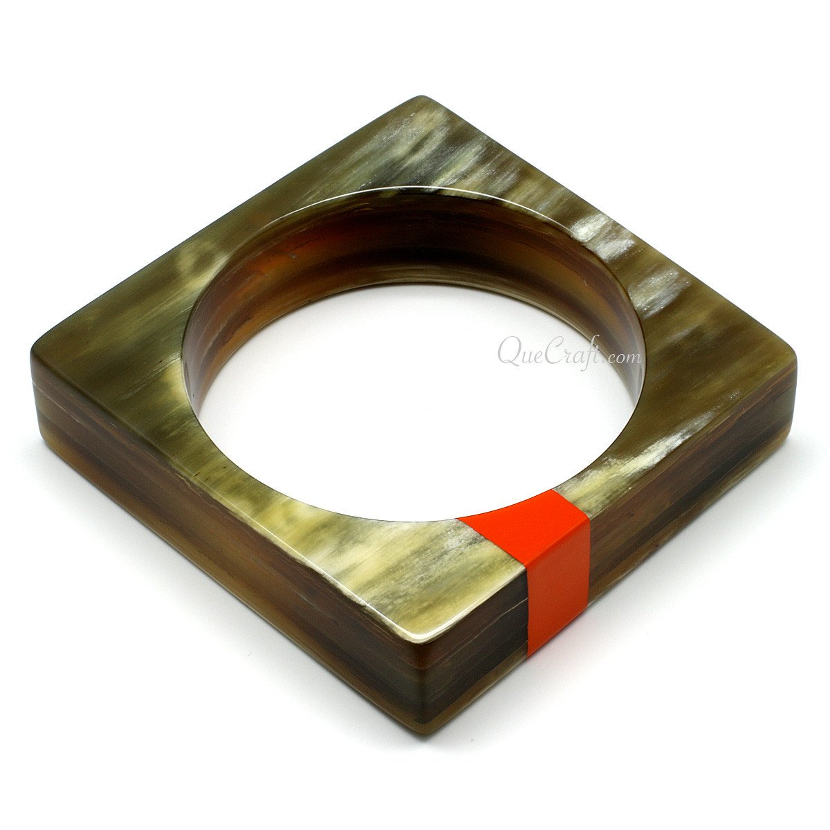 Horn & Lacquer Bangle Bracelet #11089 - HORN JEWELRY