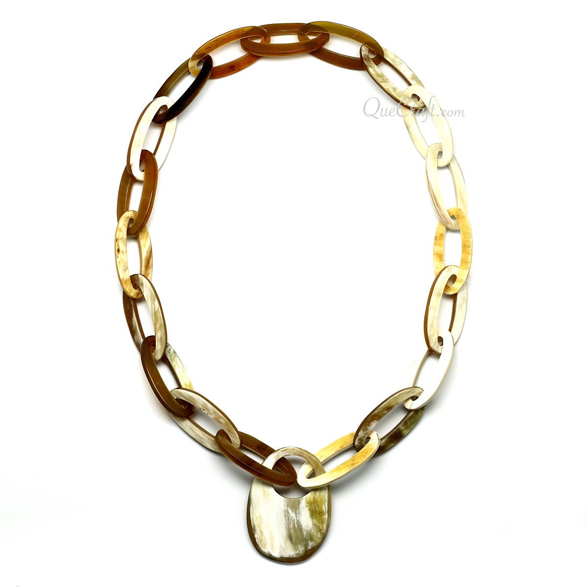 Horn Chain Necklace #10087 - HORN JEWELRY