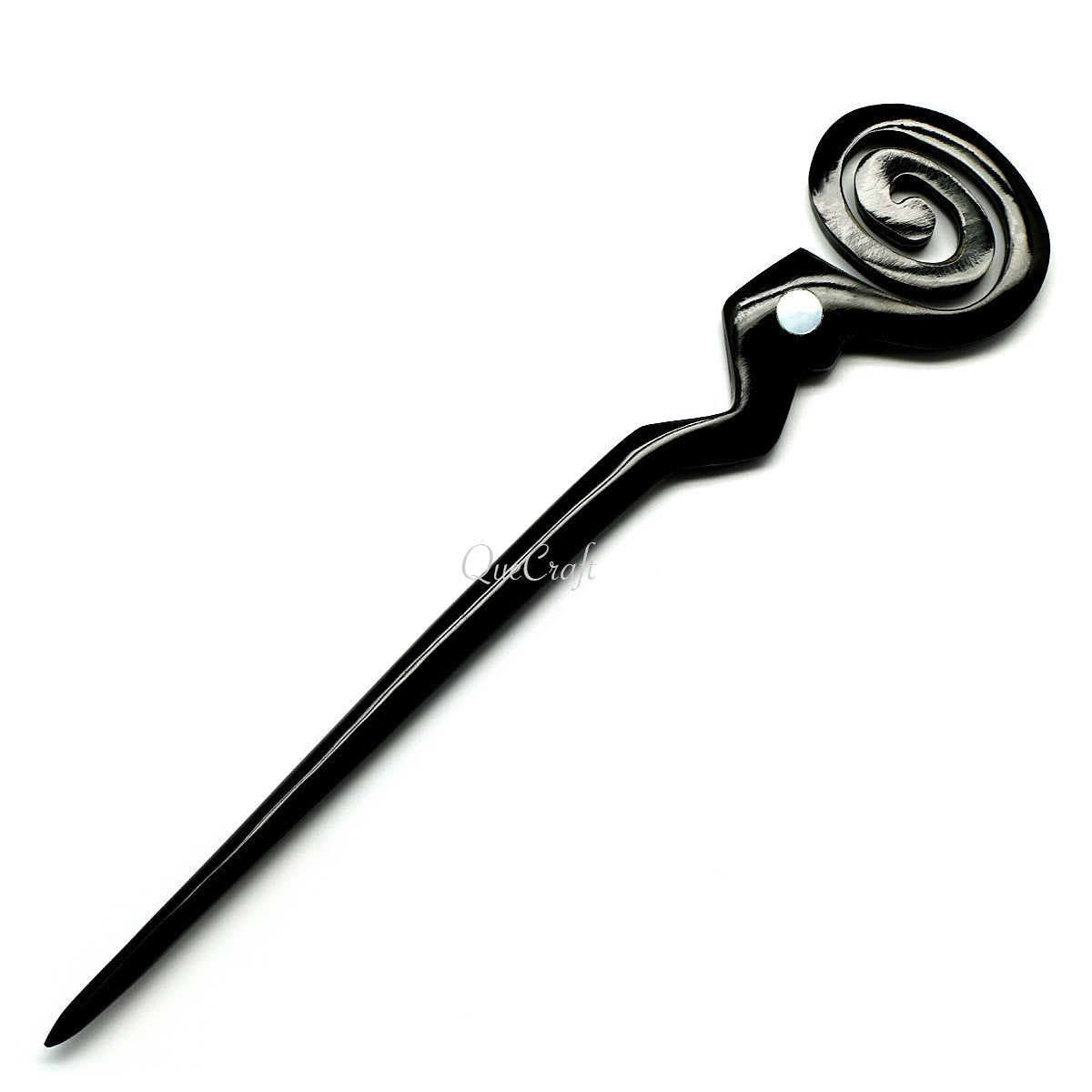 Horn & Shell Hair Stick #10496 - HORN JEWELRY