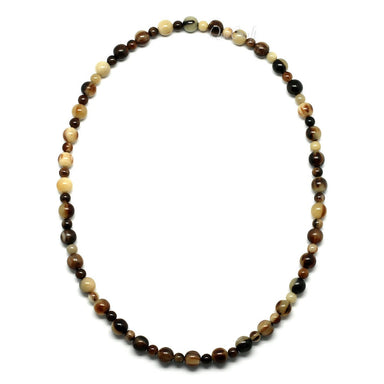 Horn Beaded Necklace #9760 - HORN JEWELRY