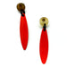 Horn & Lacquer Earrings #11333 - HORN JEWELRY