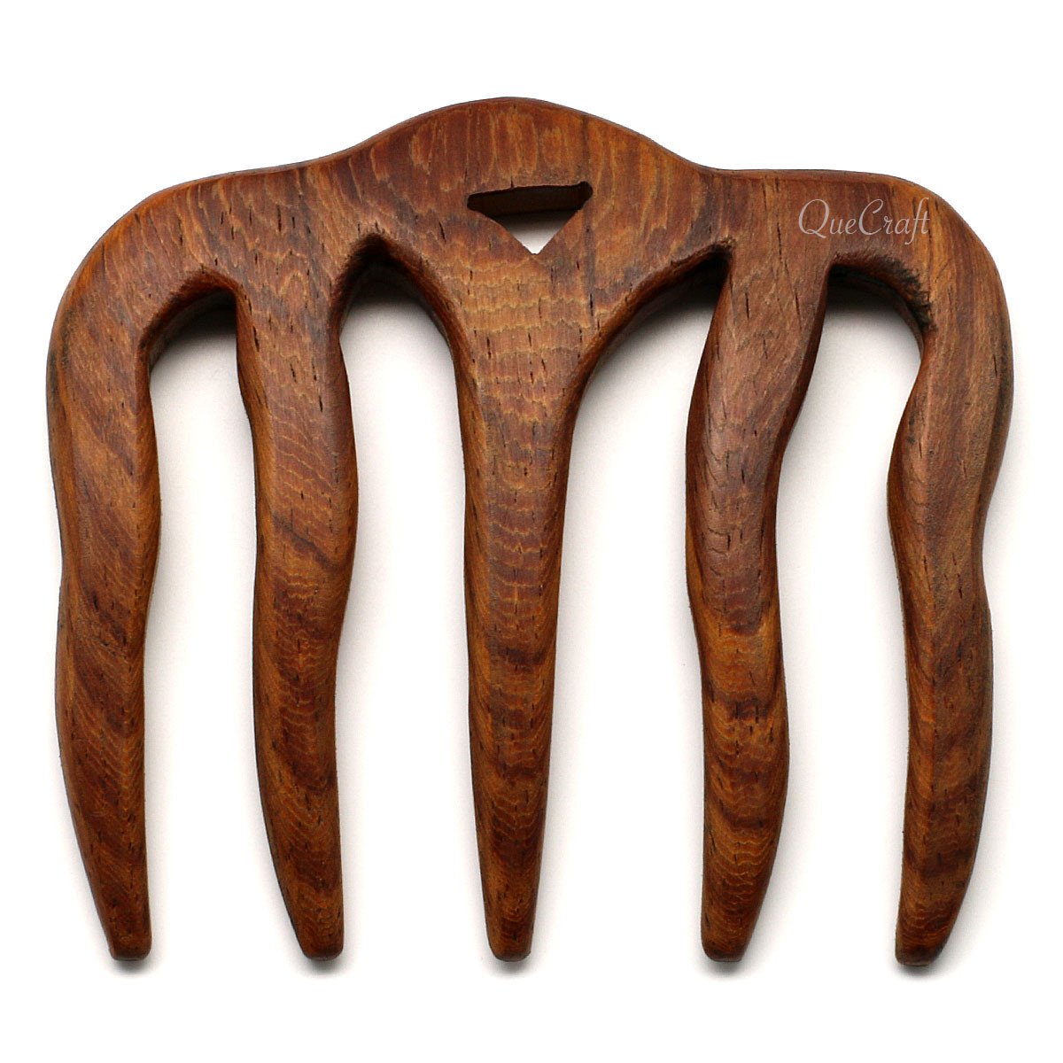 Rosewood Hair Comb #5595 - HORN JEWELRY