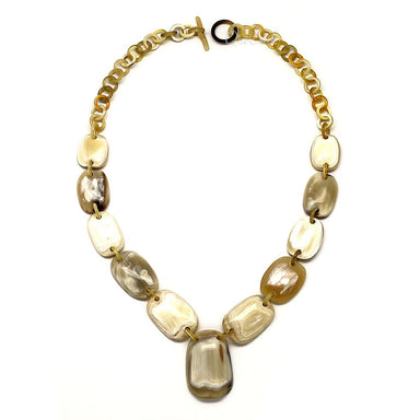 Horn Chain Necklace #4367 - HORN JEWELRY