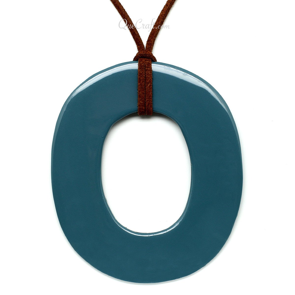 Horn & Lacquer Pendant #11540 - HORN JEWELRY