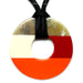 Horn & Lacquer Pendant #11360 - HORN JEWELRY
