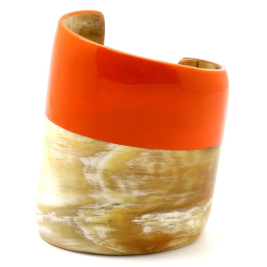 Horn & Lacquer Cuff Bracelet #4705 - HORN JEWELRY