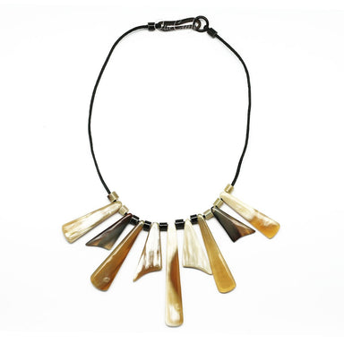 Horn String Necklace #4133 - HORN JEWELRY