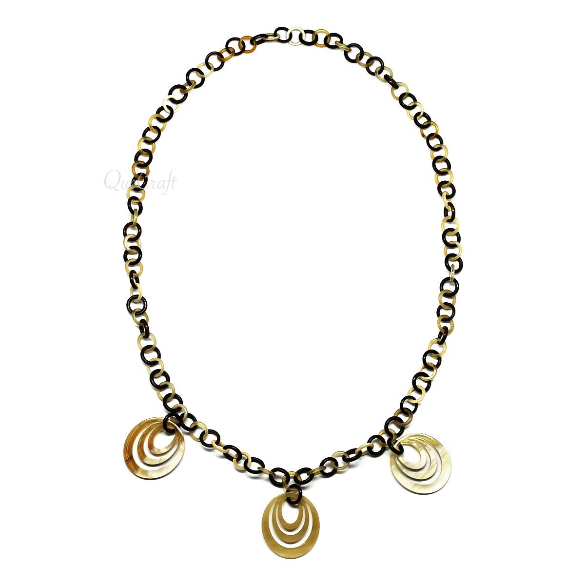 Horn Chain Necklace #4157 - HORN JEWELRY