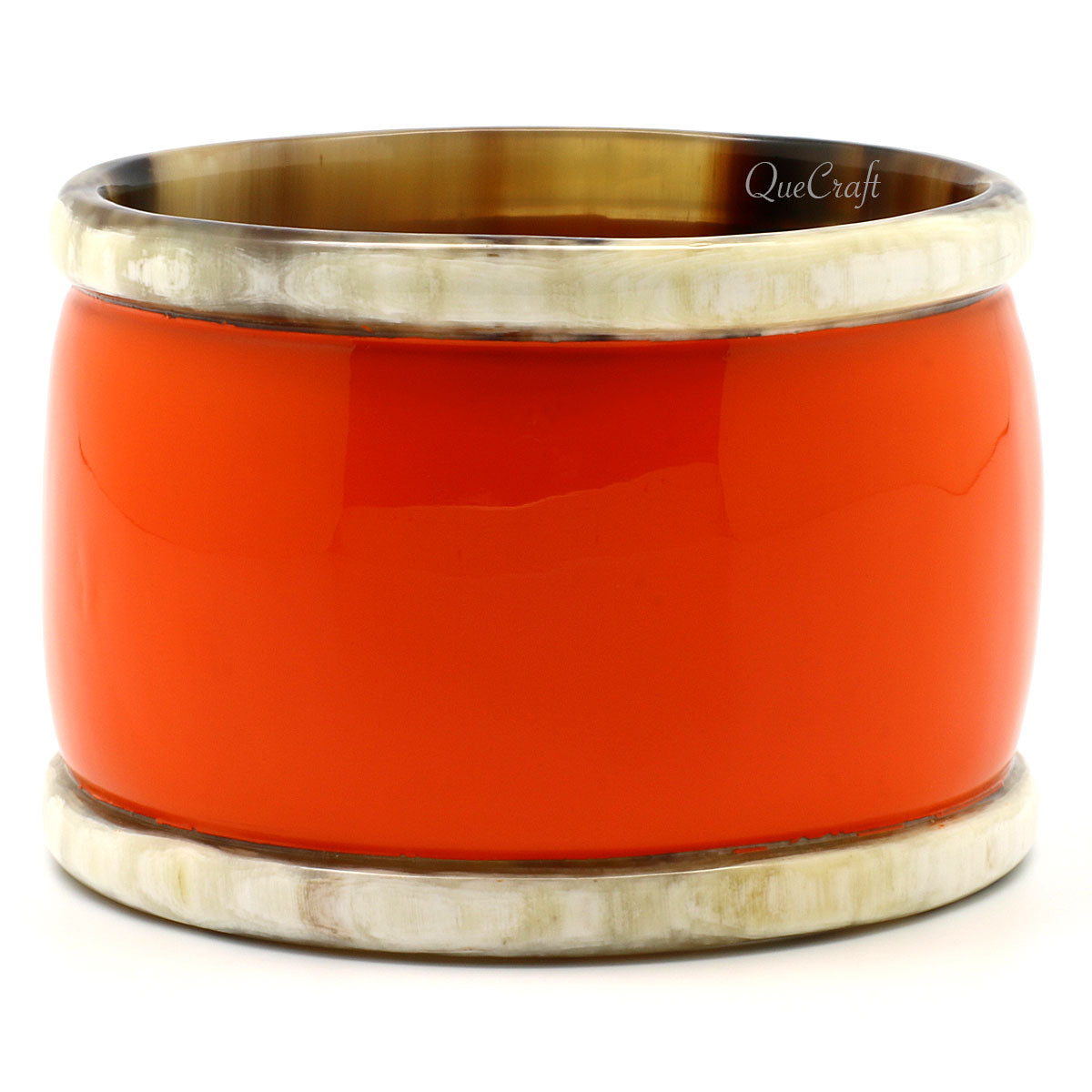 Horn & Lacquer Bangle Bracelet #7508 - HORN JEWELRY