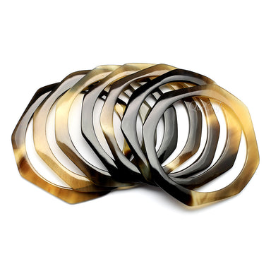 Horn Bangle Bracelets #9238 - HORN JEWELRY