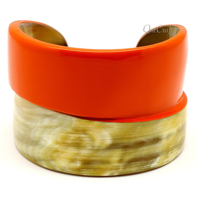 Horn & Lacquer Cuff Bracelet #12410 - HORN JEWELRY