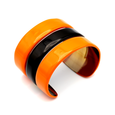 Horn & Lacquer Cuff Bracelet #13488 - HORN JEWELRY