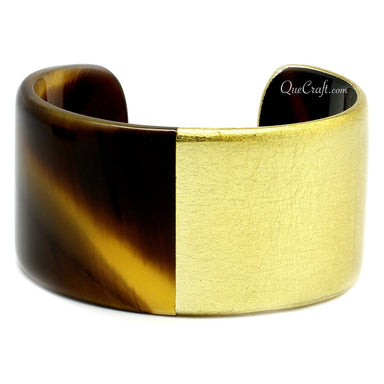 Horn & Lacquer Cuff Bracelet #4825 - HORN JEWELRY