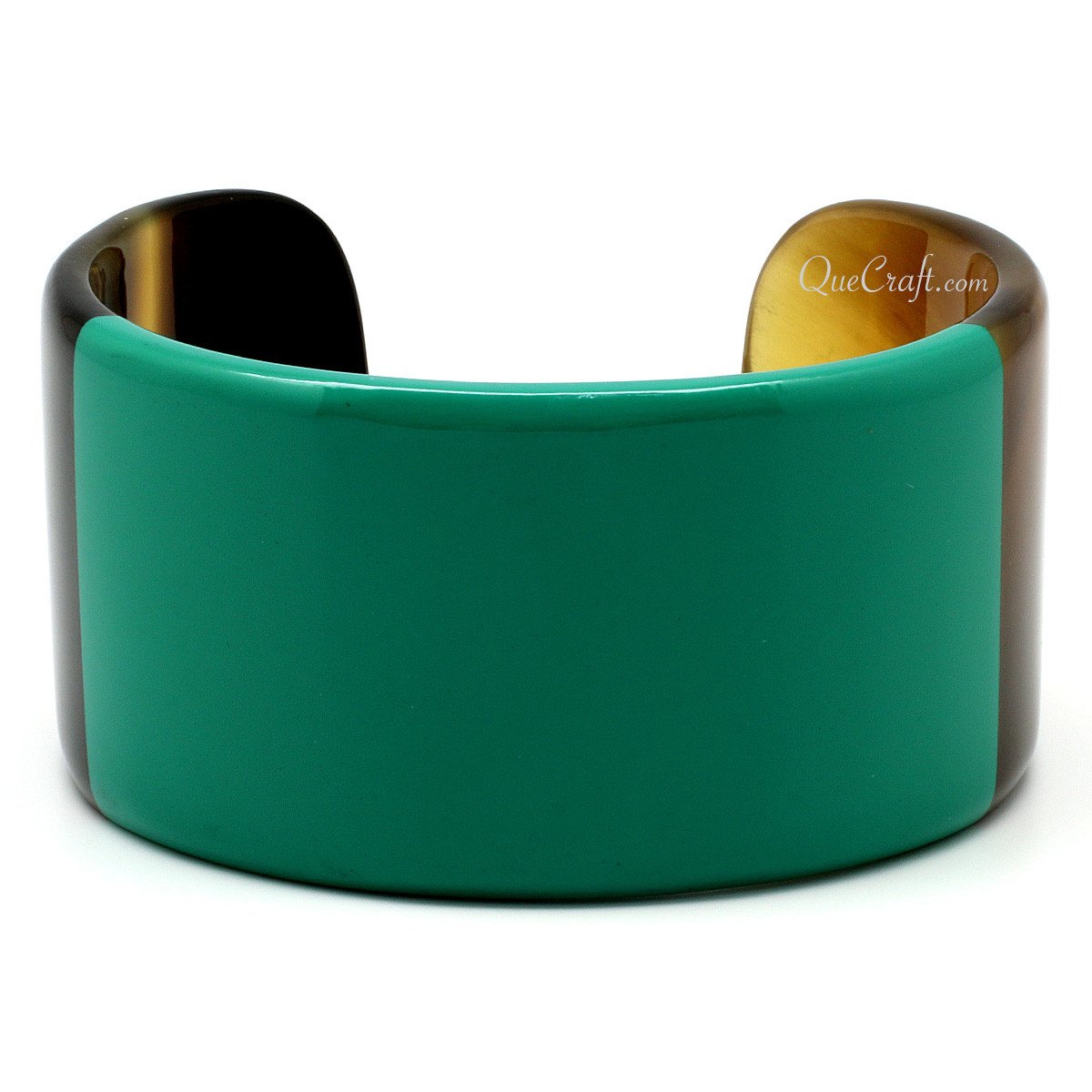 Horn & Lacquer Cuff Bracelet #6773 - HORN JEWELRY
