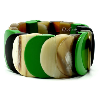 Horn & Lacquer Bracelet #4585 - HORN JEWELRY